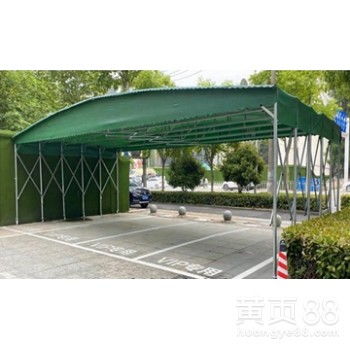 【伸缩遮阳棚移动挡雨棚大型收缩帐篷停车折叠蓬推拉雨棚】- 